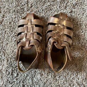 Wonder Nation Toddler Girl Bronze Sandals
